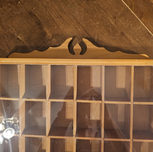 Vintage Hand Crafted Farmhouse Cabin Cottage Wooden 36 Cubby 16" x 20" - Picture 2 of 6